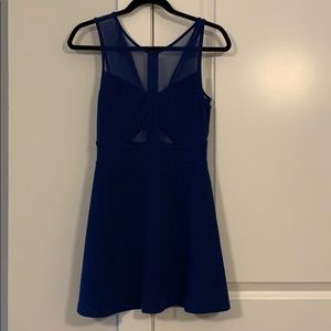 Royal blue Mini Dress